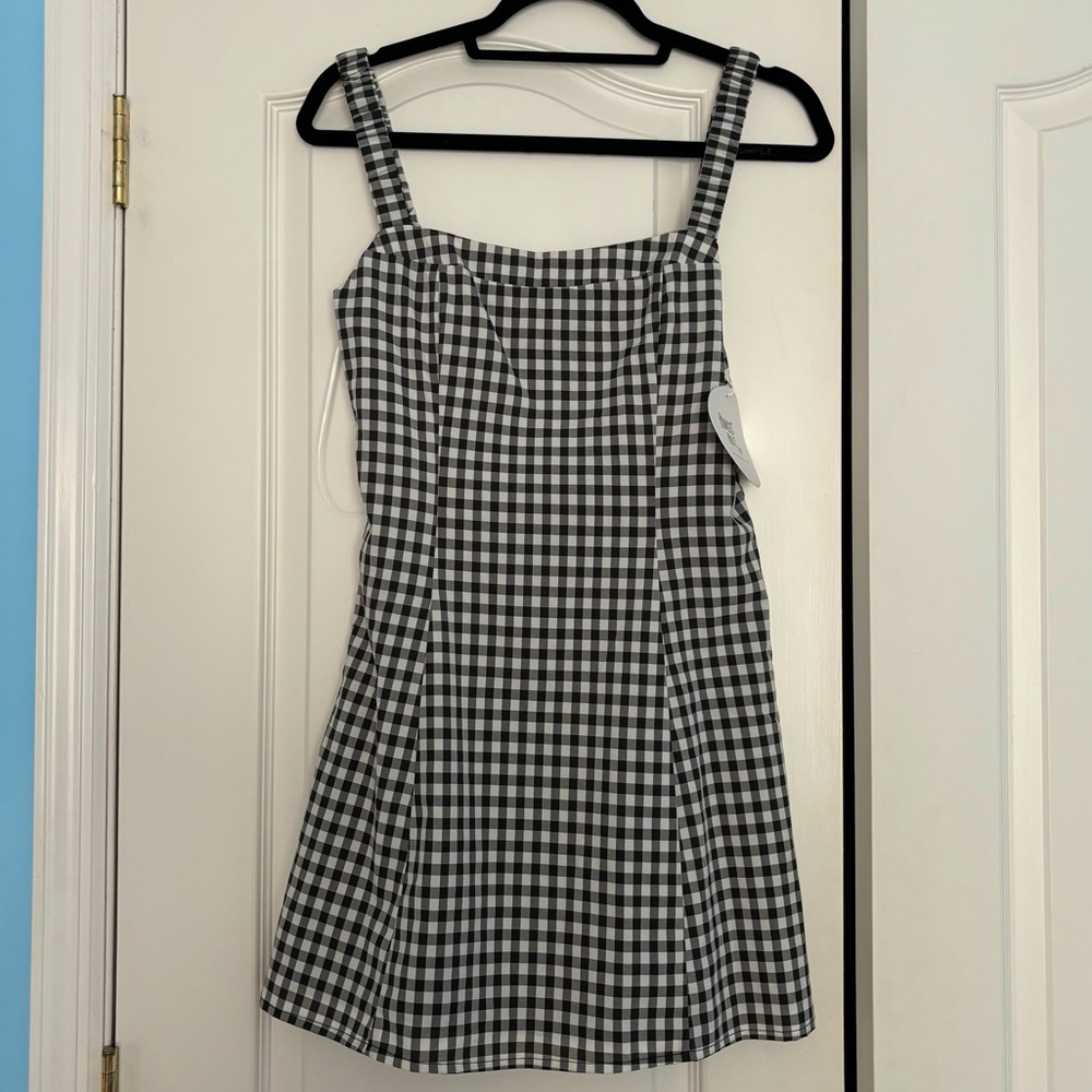 Chic Checkered  Princess Polly Mini Dress. Never Worn. With Tags.